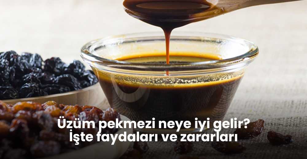 Üzüm pekmezi faydaları bakın nelermiş… 