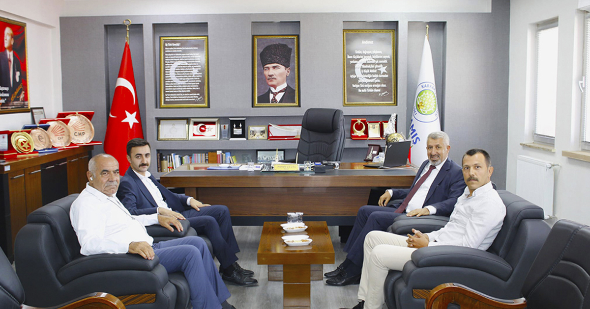 Kaymakam Babacan'dan, Başkan Güzel'e ziyaret