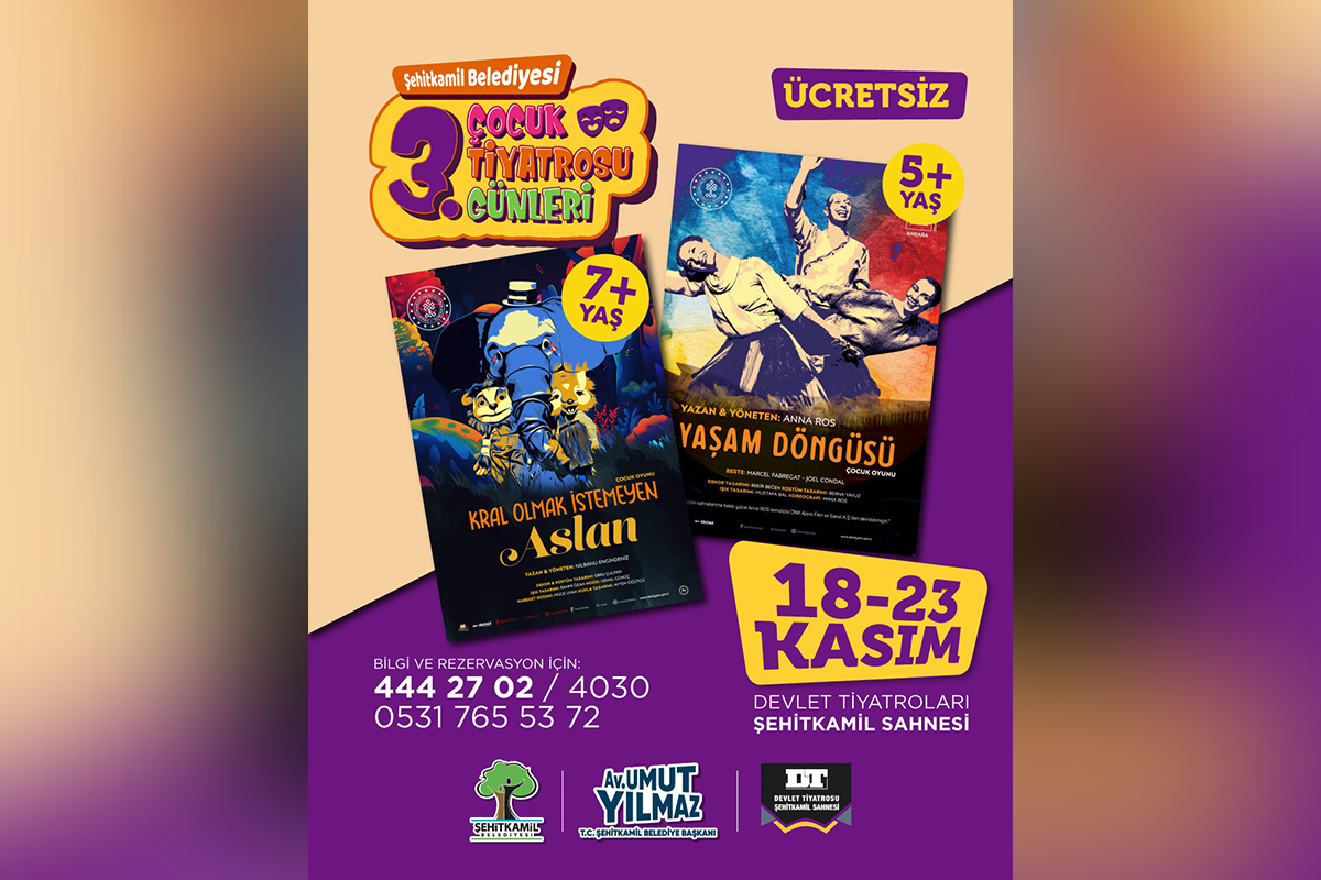 3. Çocuk Tiyatrosu Günleri Başlıyor!